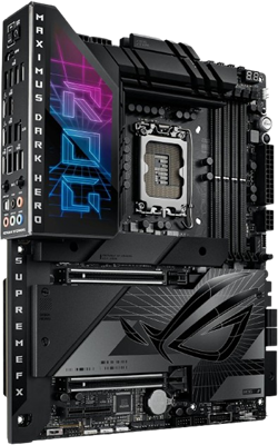 ASUS ROG Maximus Z790 Dark Hero (WiFi 7) LGA 1700(Intel 14th &13th&12th Gen) ATX Gaming Motherboard(PCIe 5.0x16, 5xM.2 Slots,DDR5,2X Thunderbolt 4 Ports, USB Type-C Front-Panel)