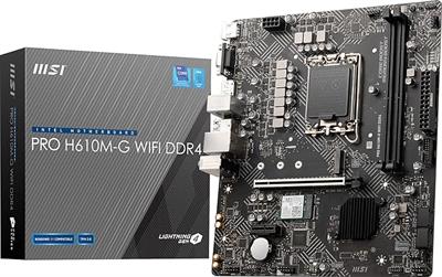 MSI PRO H610M-G WIFI DDR4 PROSERIES MOTHERBOARD LGA 1700