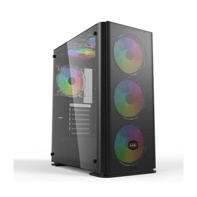 EASE EC144B Tempered Glass ATX Gaming Case Black