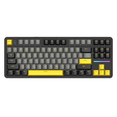 ATTACK SHARK X87 Tri-mode Gasket Mechanical Keyboard - Star Black