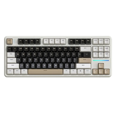 ATTACK SHARK X87 Tri-mode Gasket Mechanical Keyboard -  Cheese White