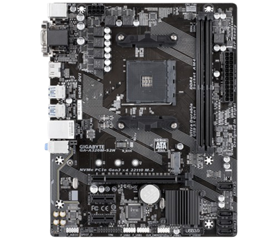 Gigabyte A320M-S2H - Motherboard - AM4 Socket