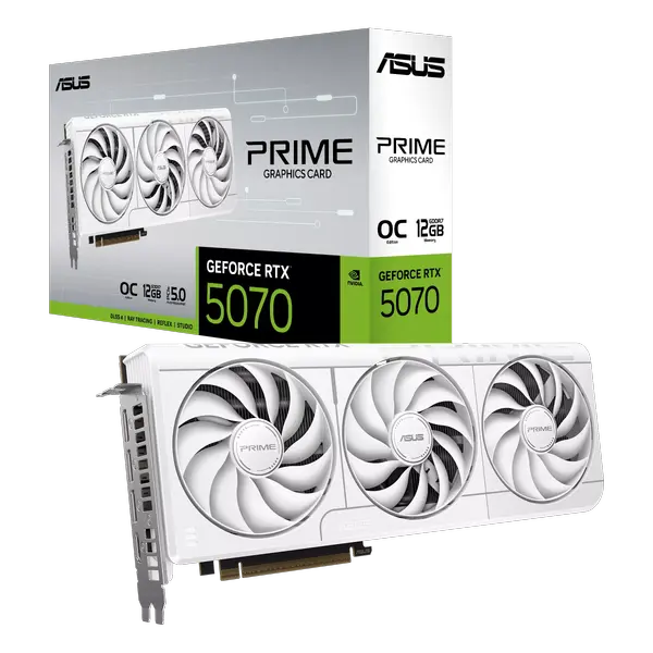 ASUS PRIME RTX 5070 White OC Edition 12GB GDDR7