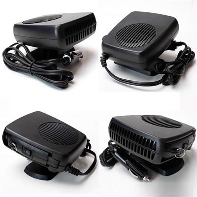 Portable car heating defroster fan