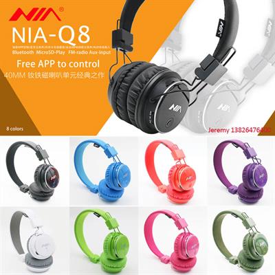 Nia q8 wireless bluetooth headphones with mic