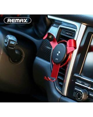 Remax air vent car holder rm-c31 steering wheel style universal gravity bracket - black