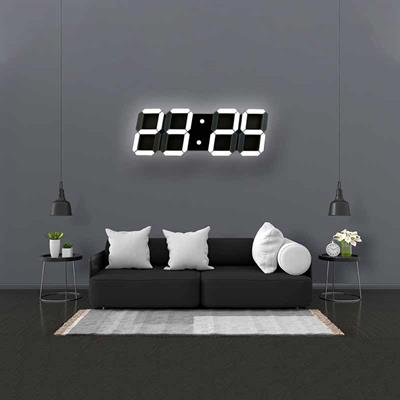 Modern fashion 3d led digital alarm clock with charger desk clock for awaken home décor