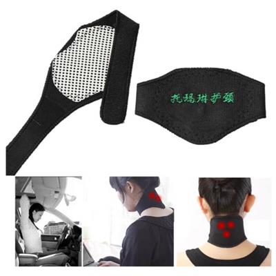 Self heating thermal therapy neck pad