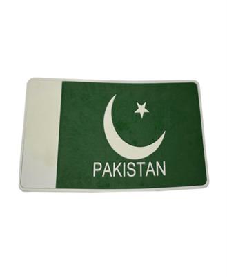 Anti slip non slip mat pakistan flag 10 inch *5 inch ats-0109