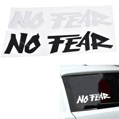 Cool slogan no fear car sticker