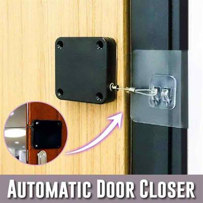 Ultra Quiet Automatic Door Closer with String