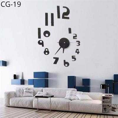 Wooden wall clock 3d diy cg-19