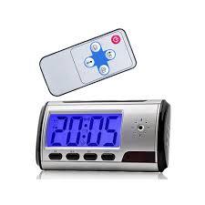 Alarm clock video recording camera