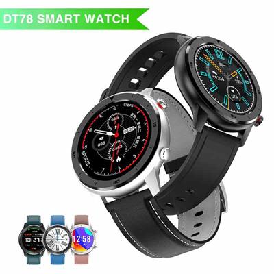 Dt78 smart watch ip68 waterproof reloj hombre mode with ppg blood pressure heart rate sports fitness