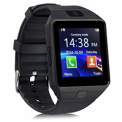 Smart mobile watch dz09 gsm sim card with camera and  memory card slot