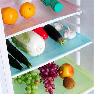   Refrigerator Pad Waterproof Anti-fouling Moisture Absorption Anti-Slip Mat Adjustable Pad Refrigerator Mat Waterproof
