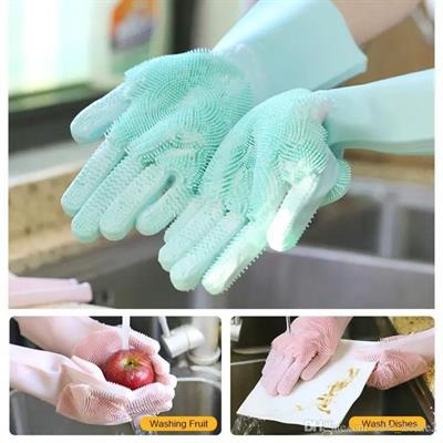 Silicone Washing Kitchen Gloves