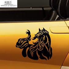 Beautiful horse pattern car body stickers