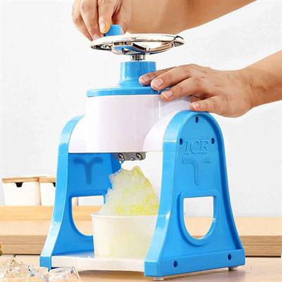 Portable manual ice crusher multi-function hand shaved ice machine bar