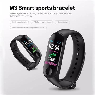 M3 band sport wristband blood pressure monitor heart rate
