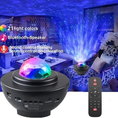 LED Star Lights Bluetooth Speaker with remote control