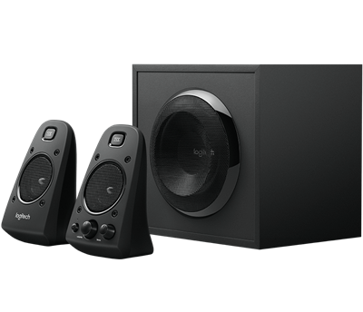 Logitech z623 2.1 speaker system with subwoofer, thx certified sound