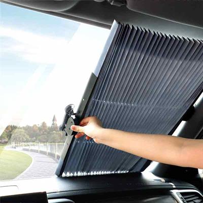 Auto universal car retractable windshield sun shade
