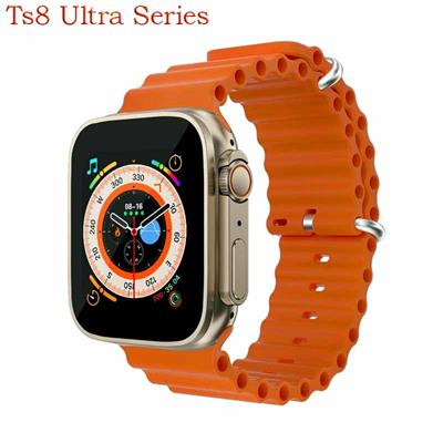 Ts8 ultra series 8 smart watch orange and black
