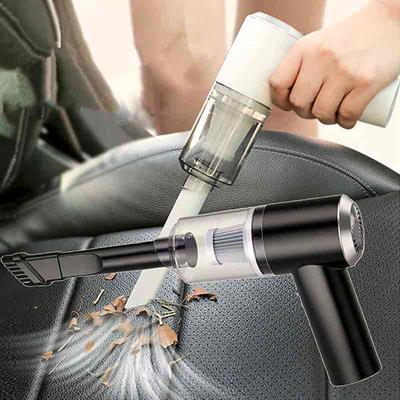 3 In 1 Portable Vacuum Cleaner Duster Blower Air Pump Wireless Hand-held Cleaning For Car Home