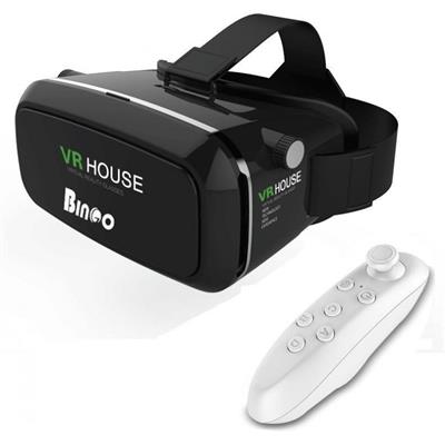 V300 3d glasses hd vr house + remote video glasses