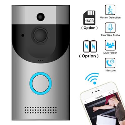 Doorbell ip wireless with camera ios and android