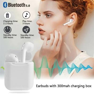 Twin i11 with sensors touch and window wireless earphone v5.0