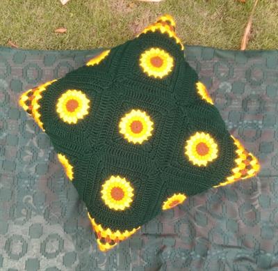 The Sunny Sunflower Pillow