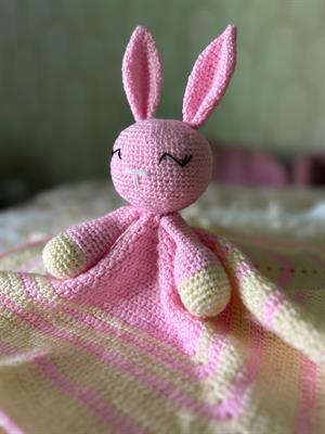 Bunny Lovey Blanket Set