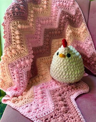 Hugs and Kisses Baby Blanket