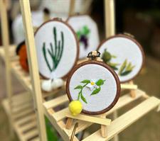 3D Lemon - Embroidery