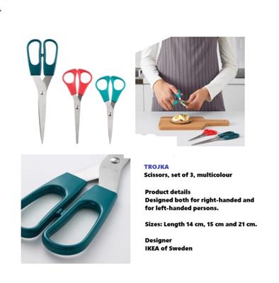 Ikea set of 3 scissors