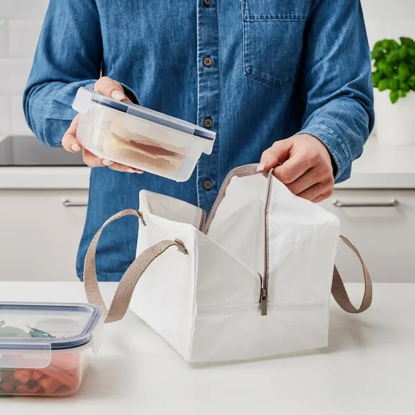 Ikea-Lunch bag-Color-White/beige