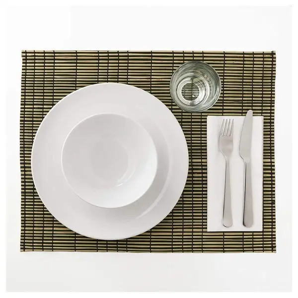 Ikea-Placemat-Color-Natural brown and black