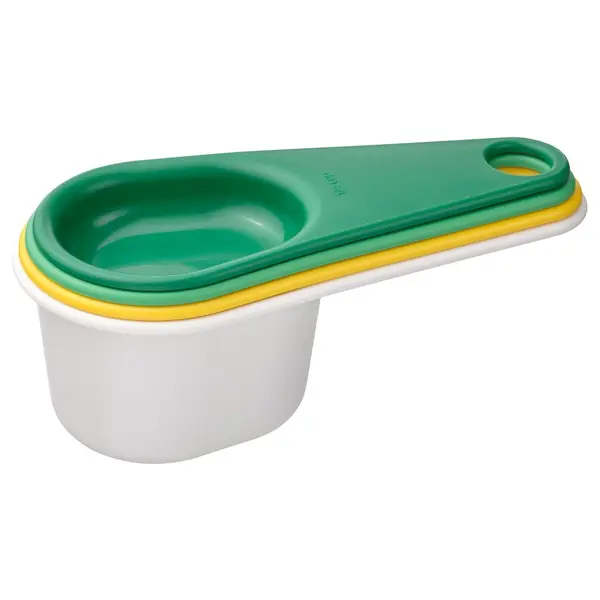 Ikea-Set of 4 measuring cups- mixed colours