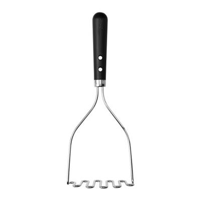 Ikea potato masher stainless steel/black