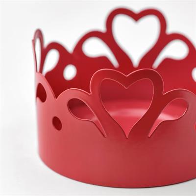 Ikea tealight holder red, 5 cm (pair) 