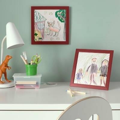 Ikea frame dark red 21x21cm