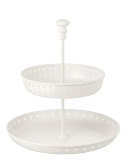 Ikea Serving Stand, Two Tiers, White(GARNERA)