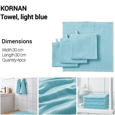 Ikea towel light blue