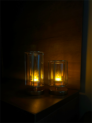 Candle Stand Glass