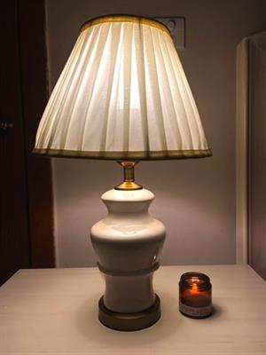 Cream Ceramic Lamps set