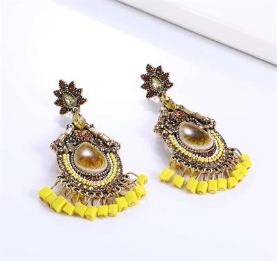 Imp Earrings Pair Yellow