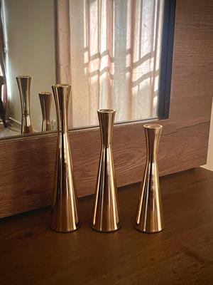 Rose gold Candle stand set