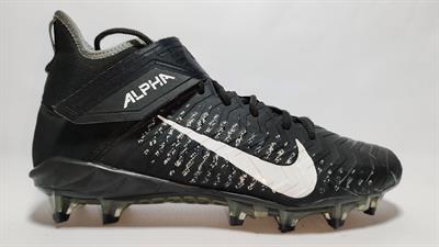 Nike Alpha Menace Pro 2 Mid Black Football Cleats